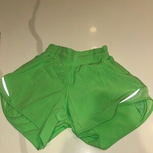 Lululemon Athletica Green Athletic Shorts Lightweight Performance Wear